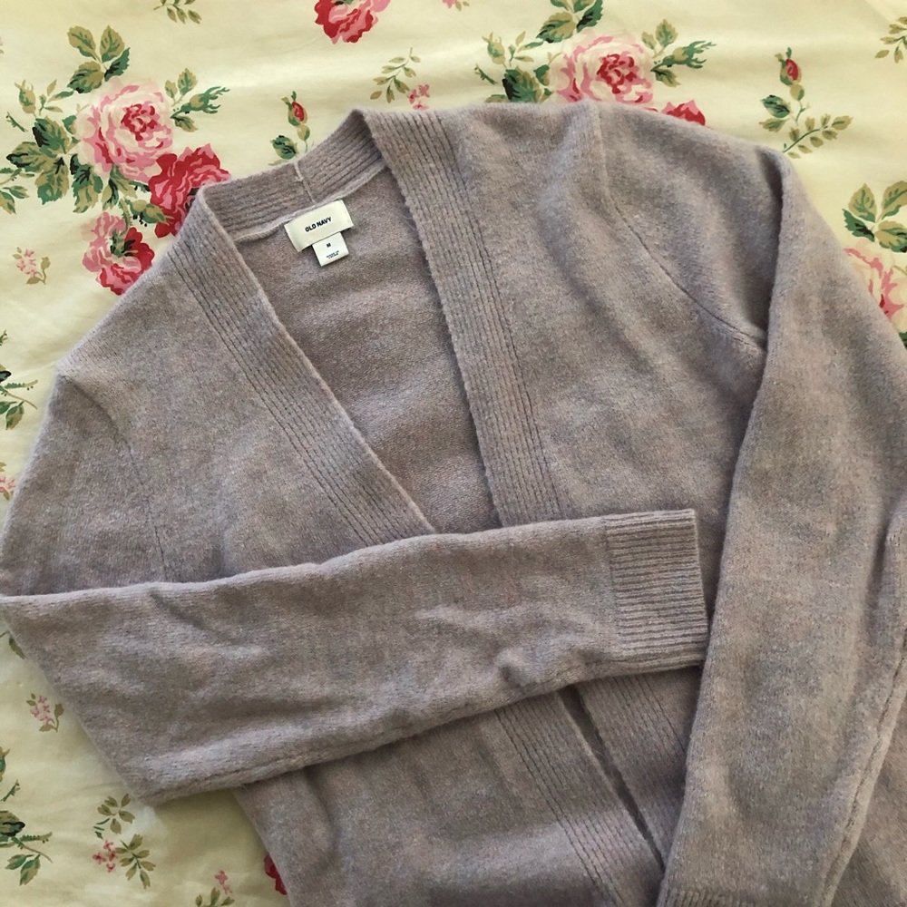 Super Soft Lilac & Pink Old Navy Cardigan